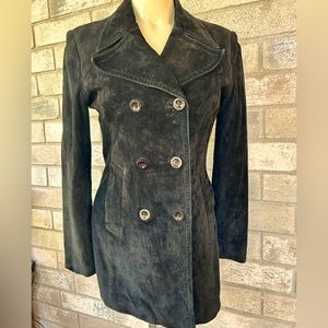 Vintage 90’s Bebe suede jacket.